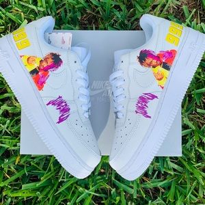 Custom Nike Air Force 1 Juice Wrld NWT